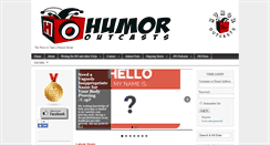 Desktop Screenshot of humoroutcasts.com